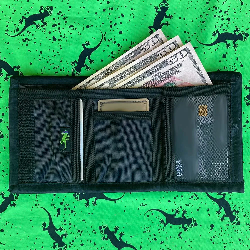 Gecko Hawaii Velcro Wallets