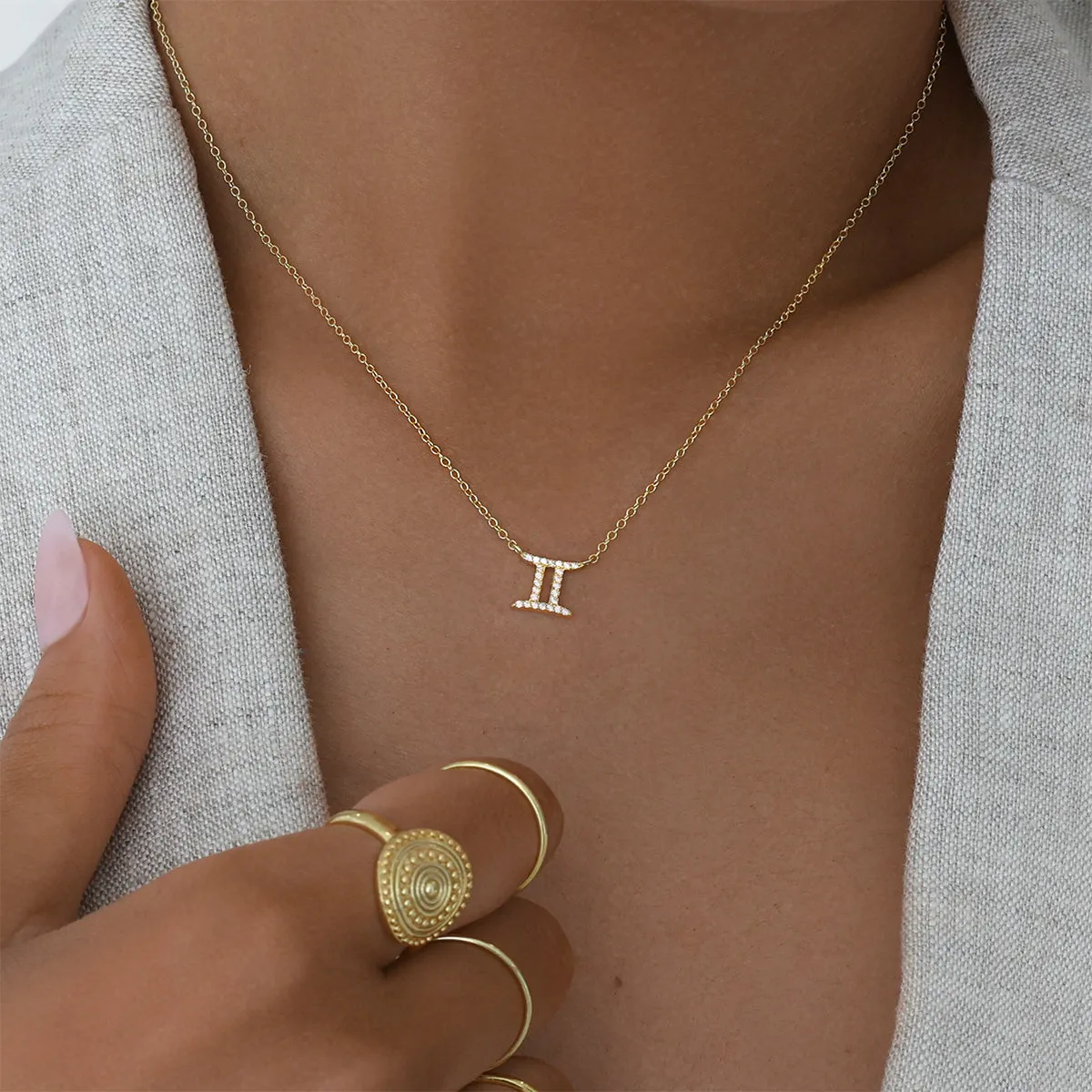 Gemini Charm Necklace