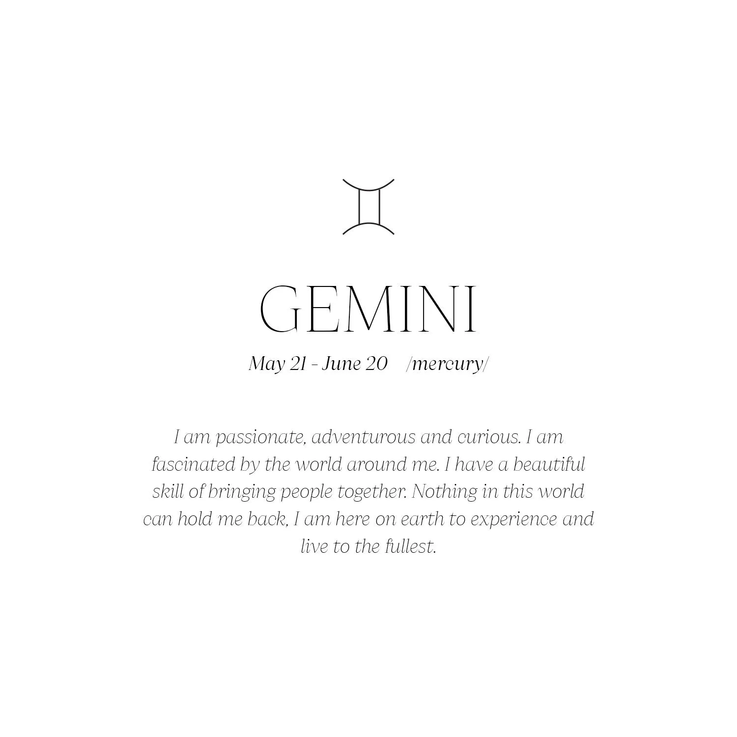 Gemini Necklace