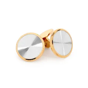 Guilloché Gold Cufflinks