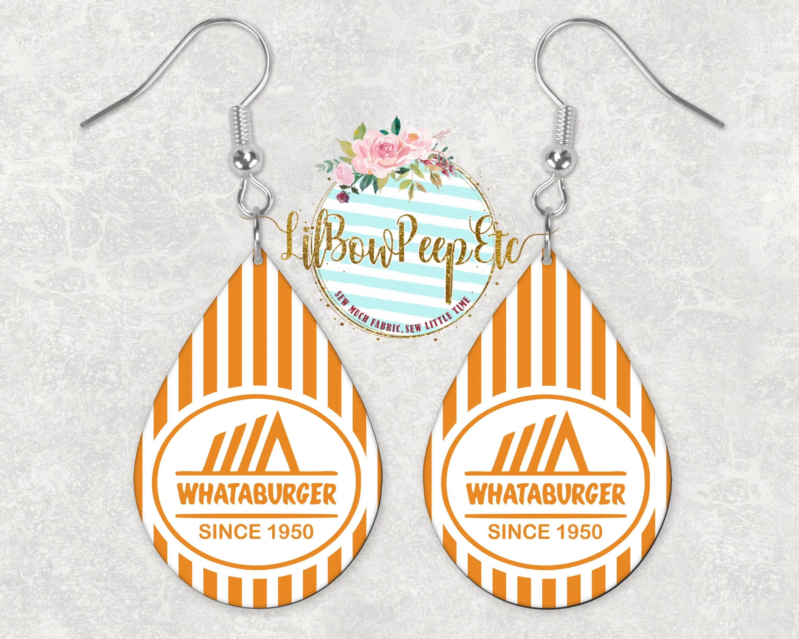 Hardboard Earrings Whataburger