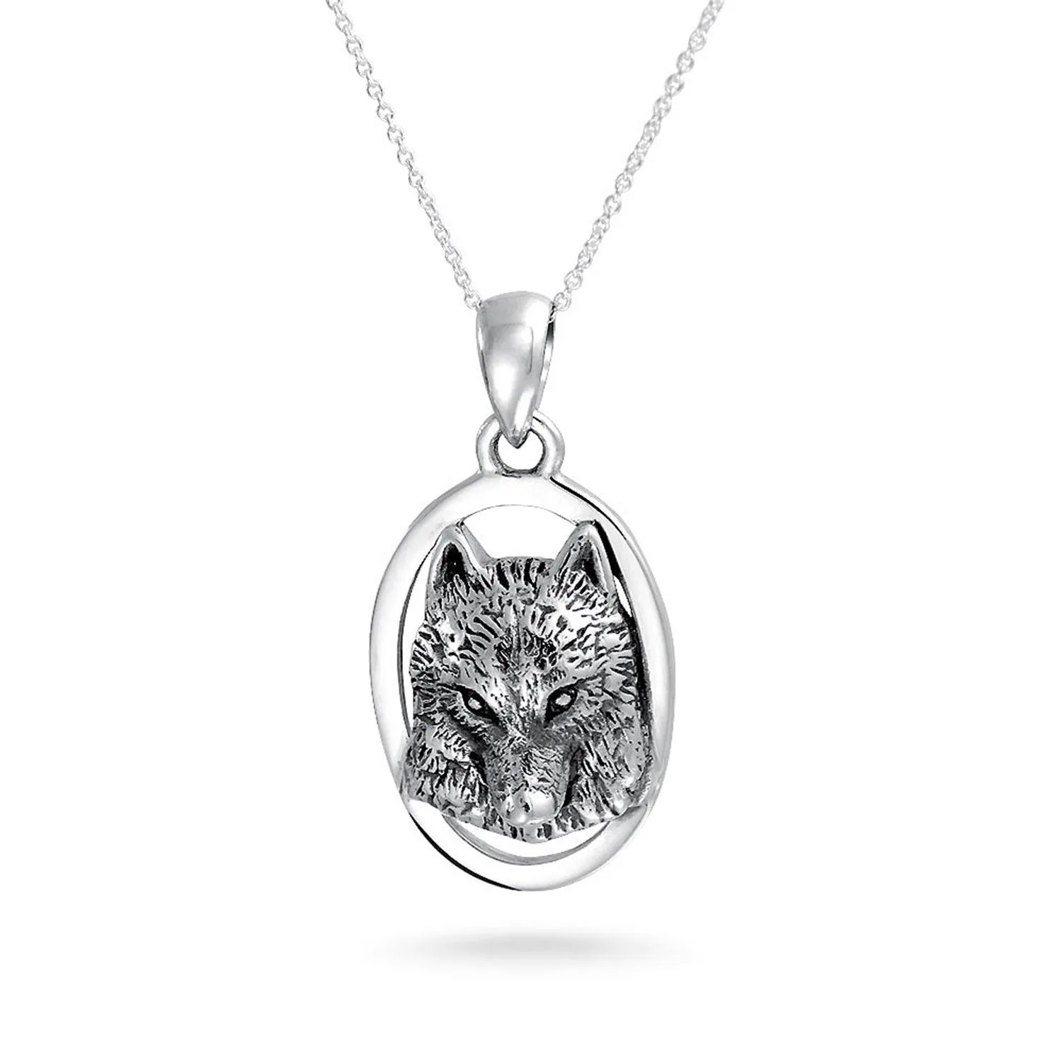 Howling Wolf Crescent Moon Pendant Werewolf Necklace Pendant Earrings