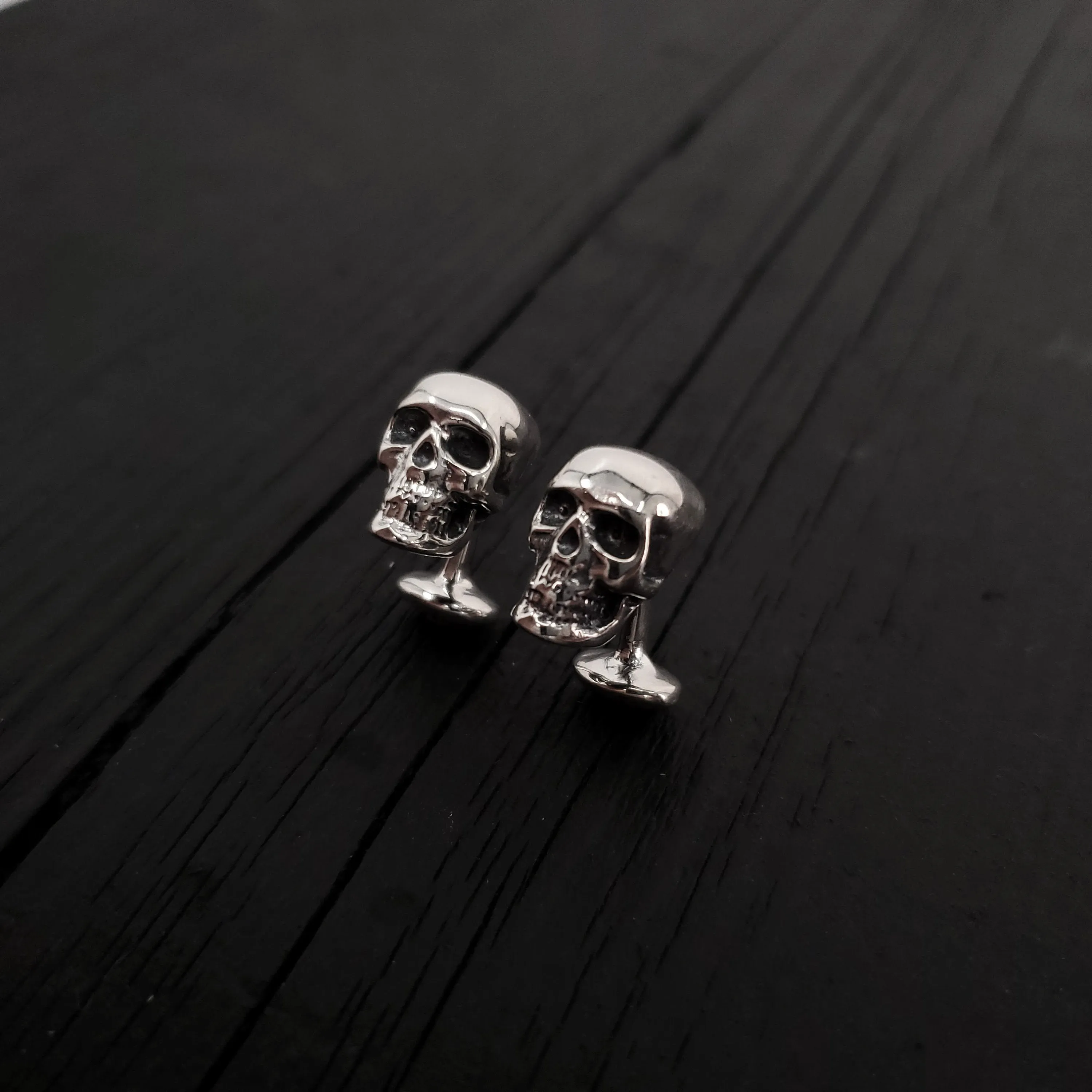 Human Skull Cufflinks