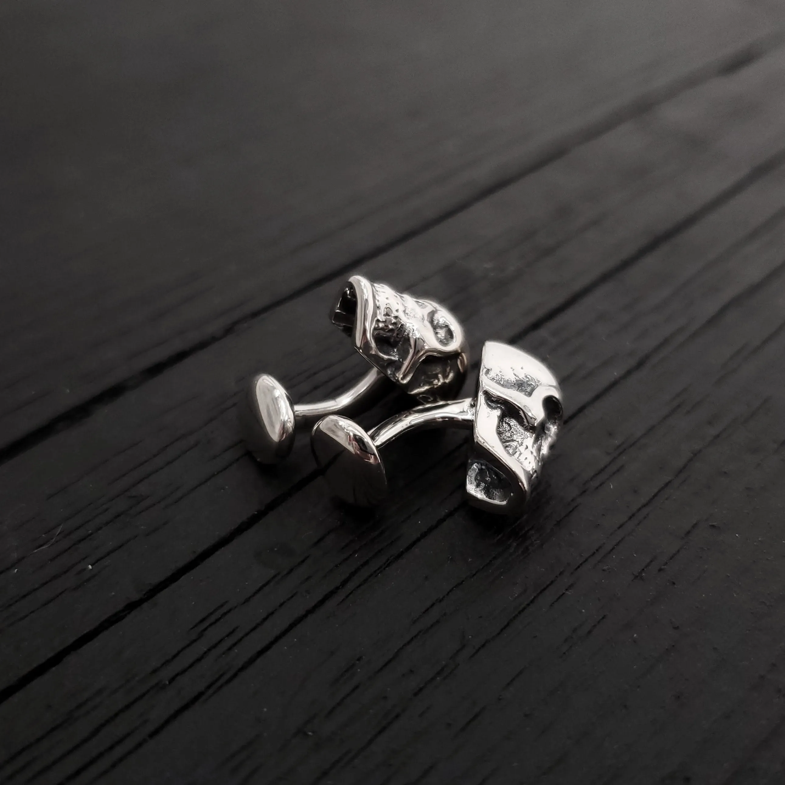 Human Skull Cufflinks