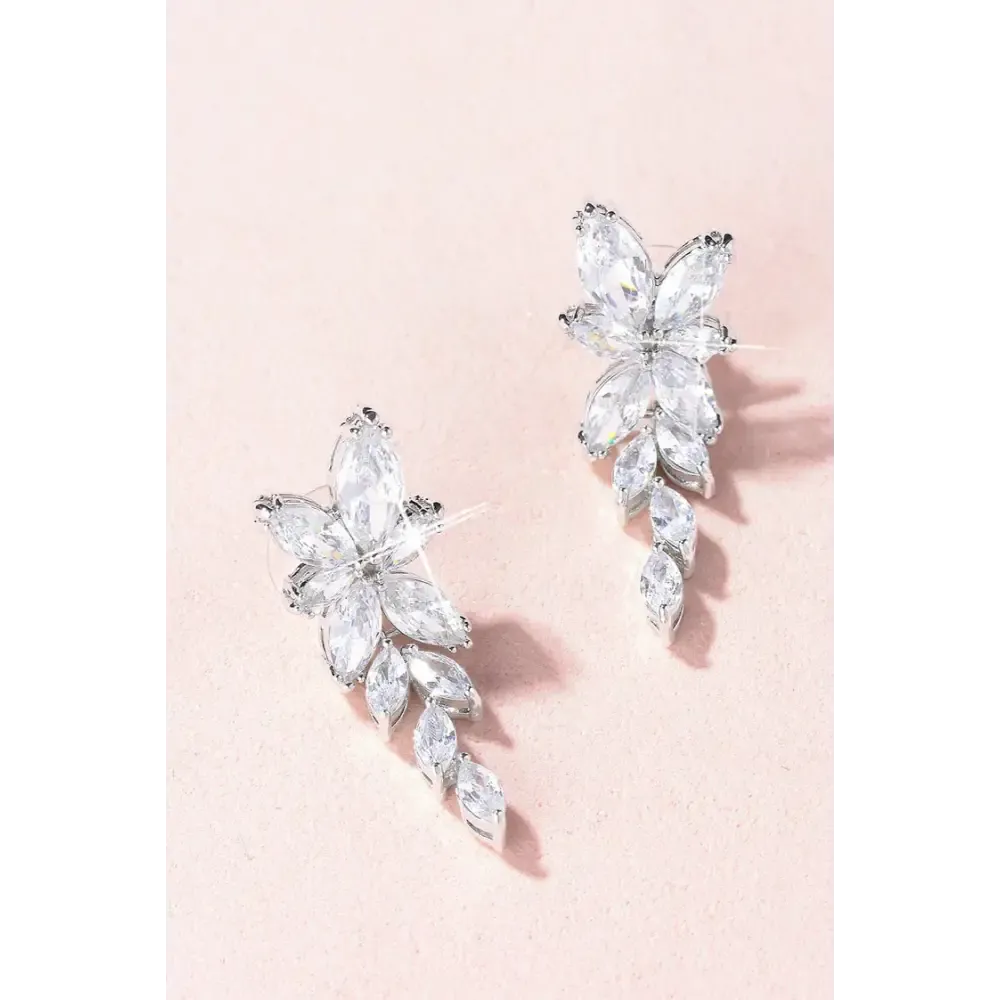 Hunter CZ Drop Earrings E016