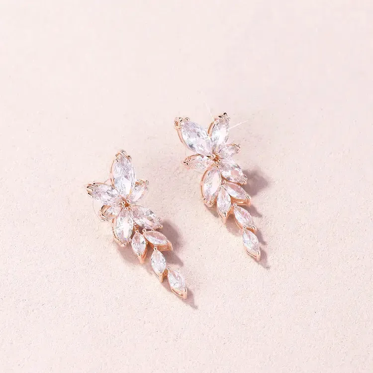 Hunter CZ Drop Earrings E016