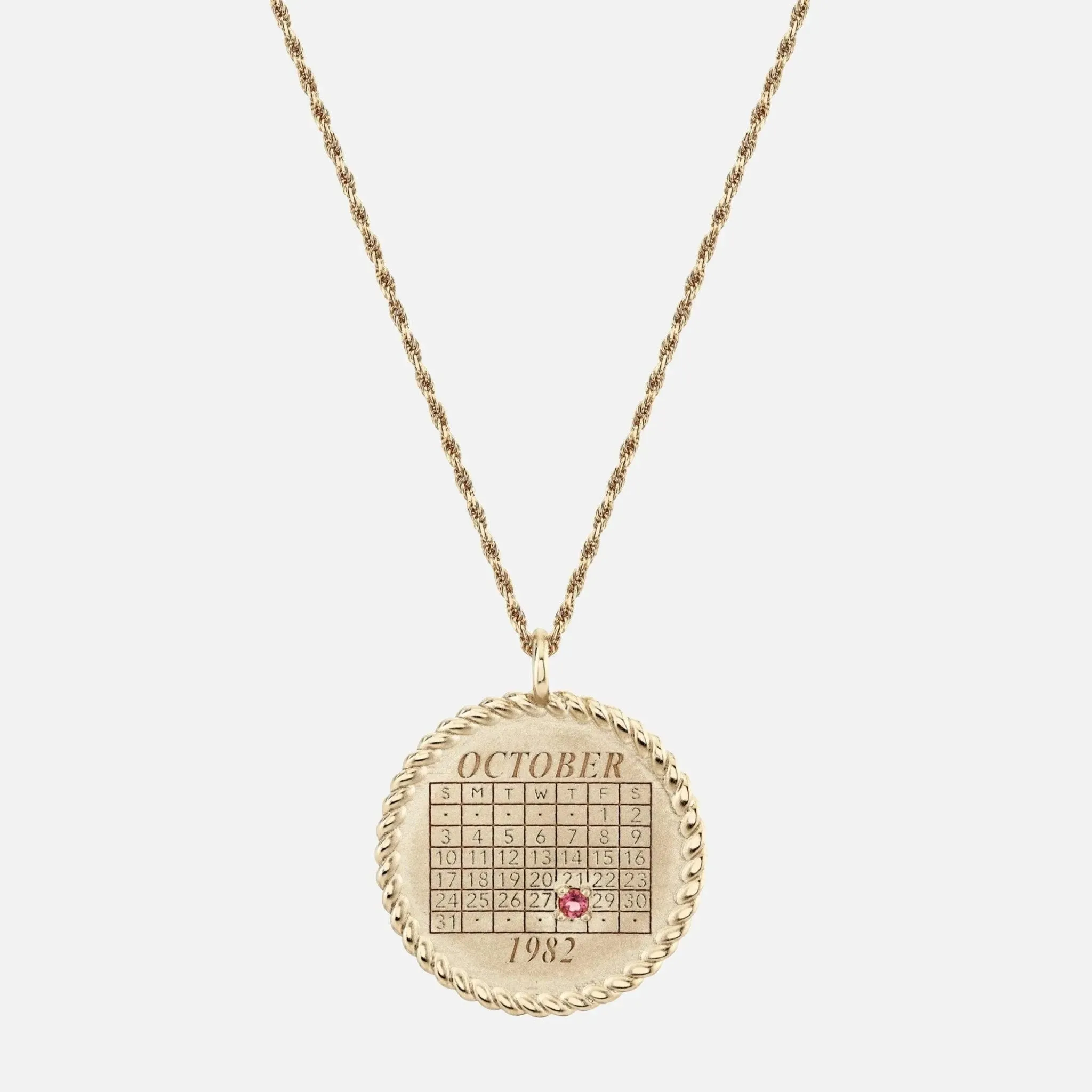 Imperial Calendar Pendant