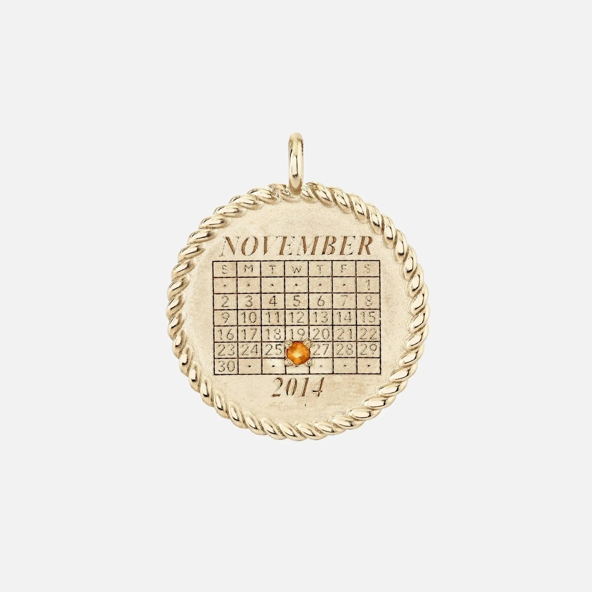 Imperial Calendar Pendant