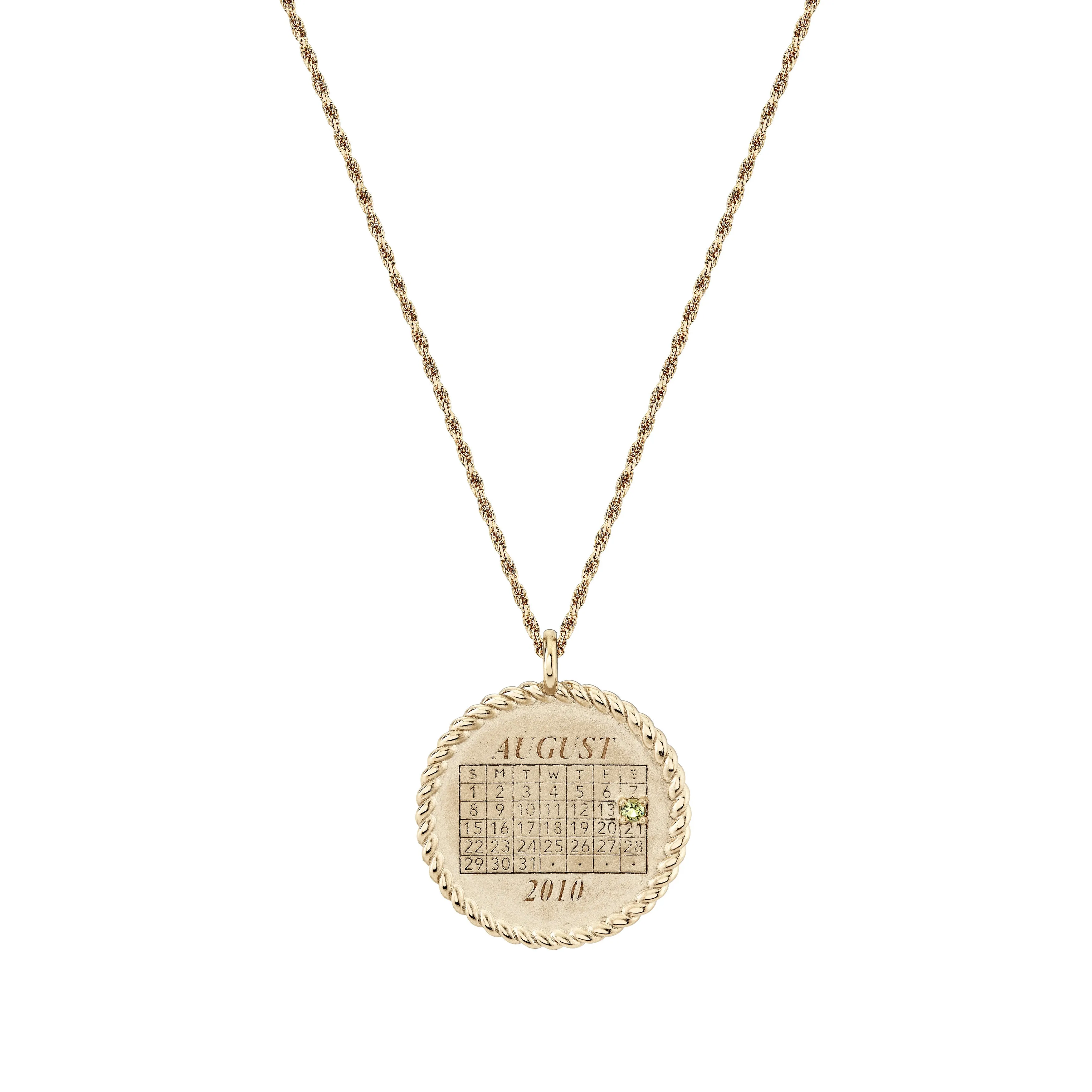 Imperial Calendar Pendant