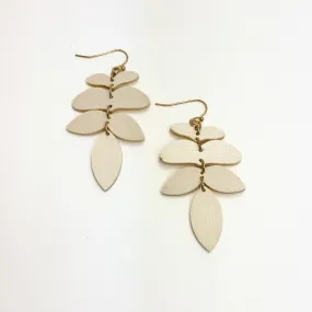 Ivory Earthy Drop Earrings