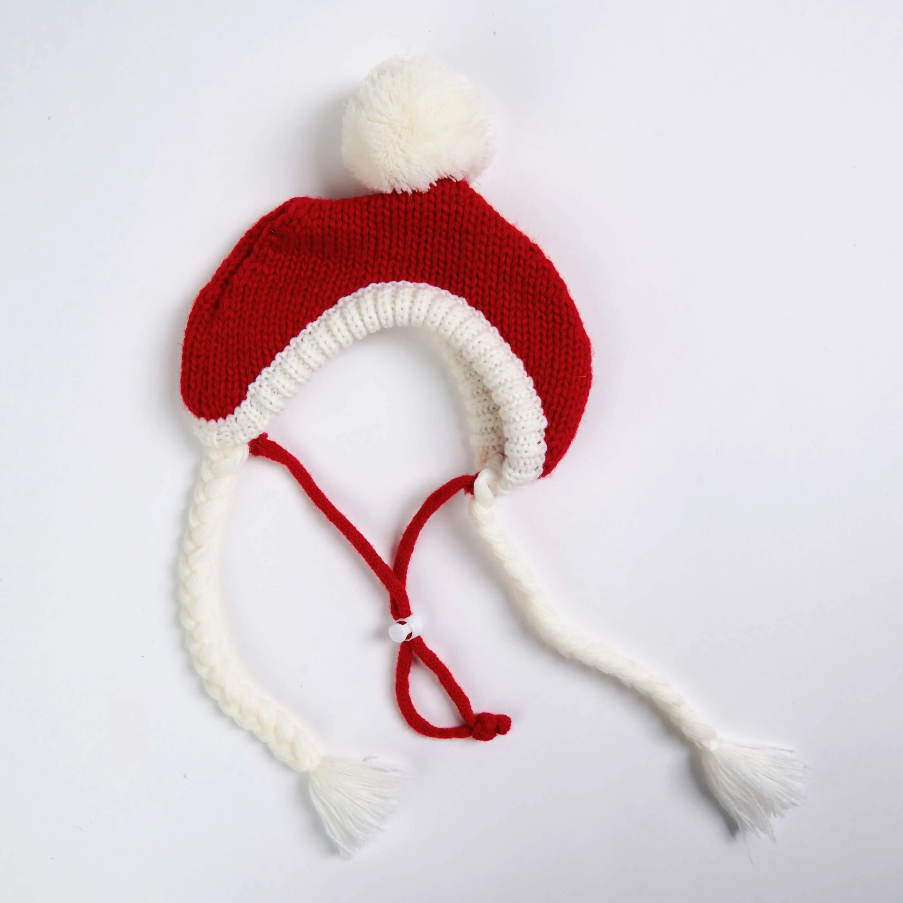 Knit Pom Pom Dog Beanie Hats