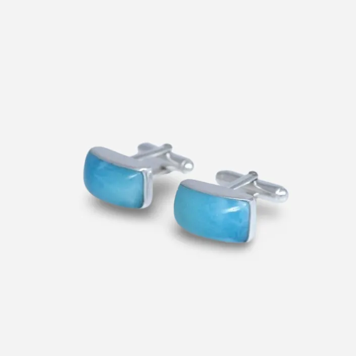 Larimar Cufflinks Samana