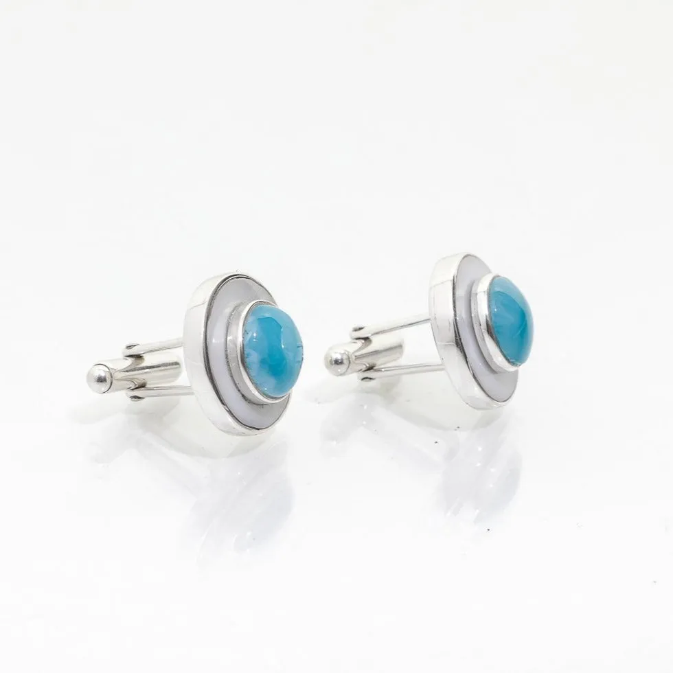 Larimar Cufflinks Soarin