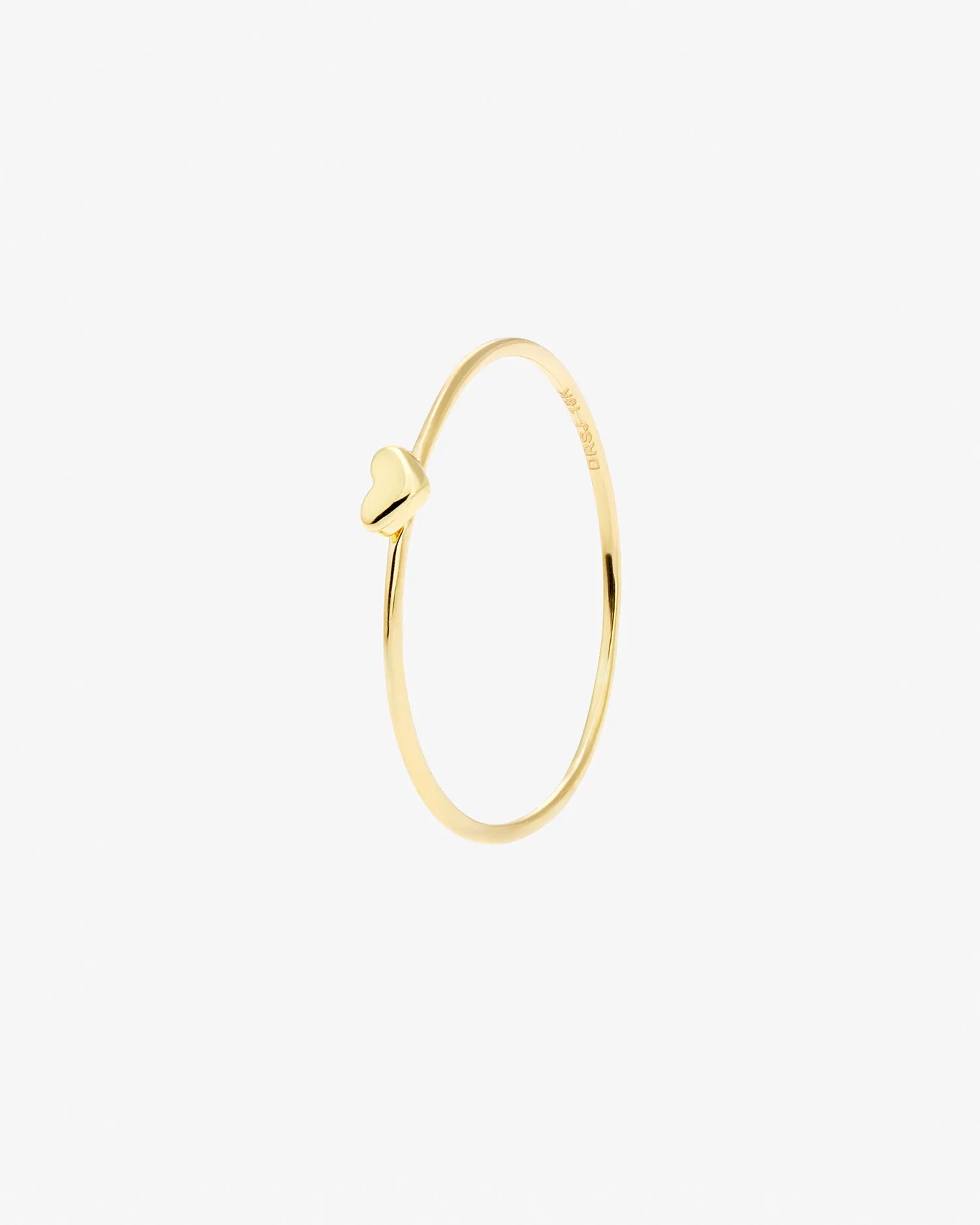 Loving Heart drop ring gold