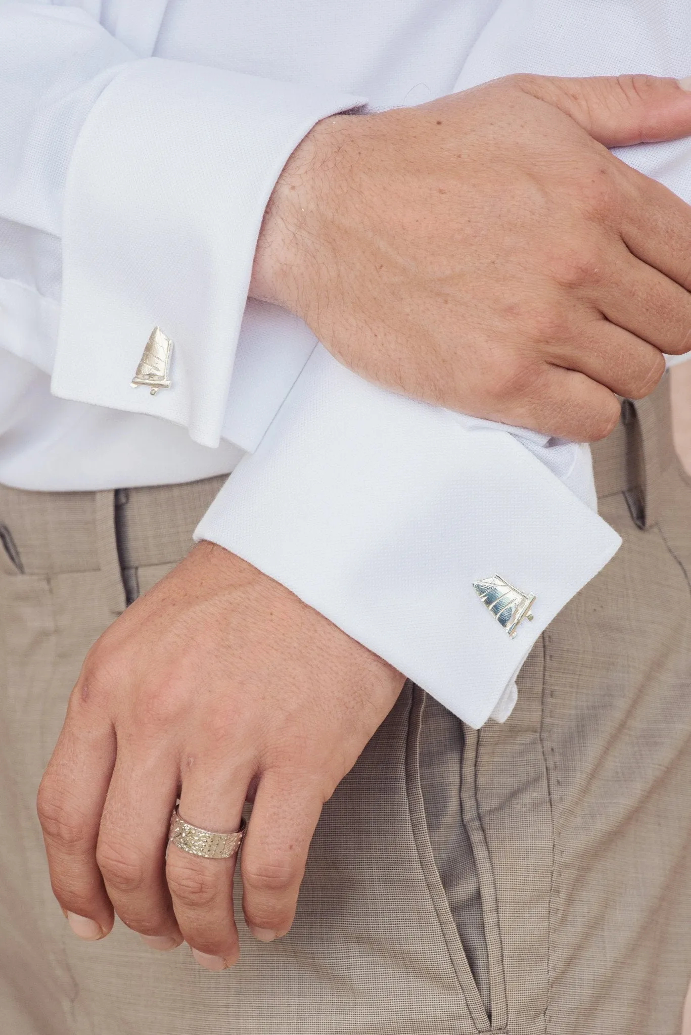 Men's Nautical ~ Opti Cufflinks