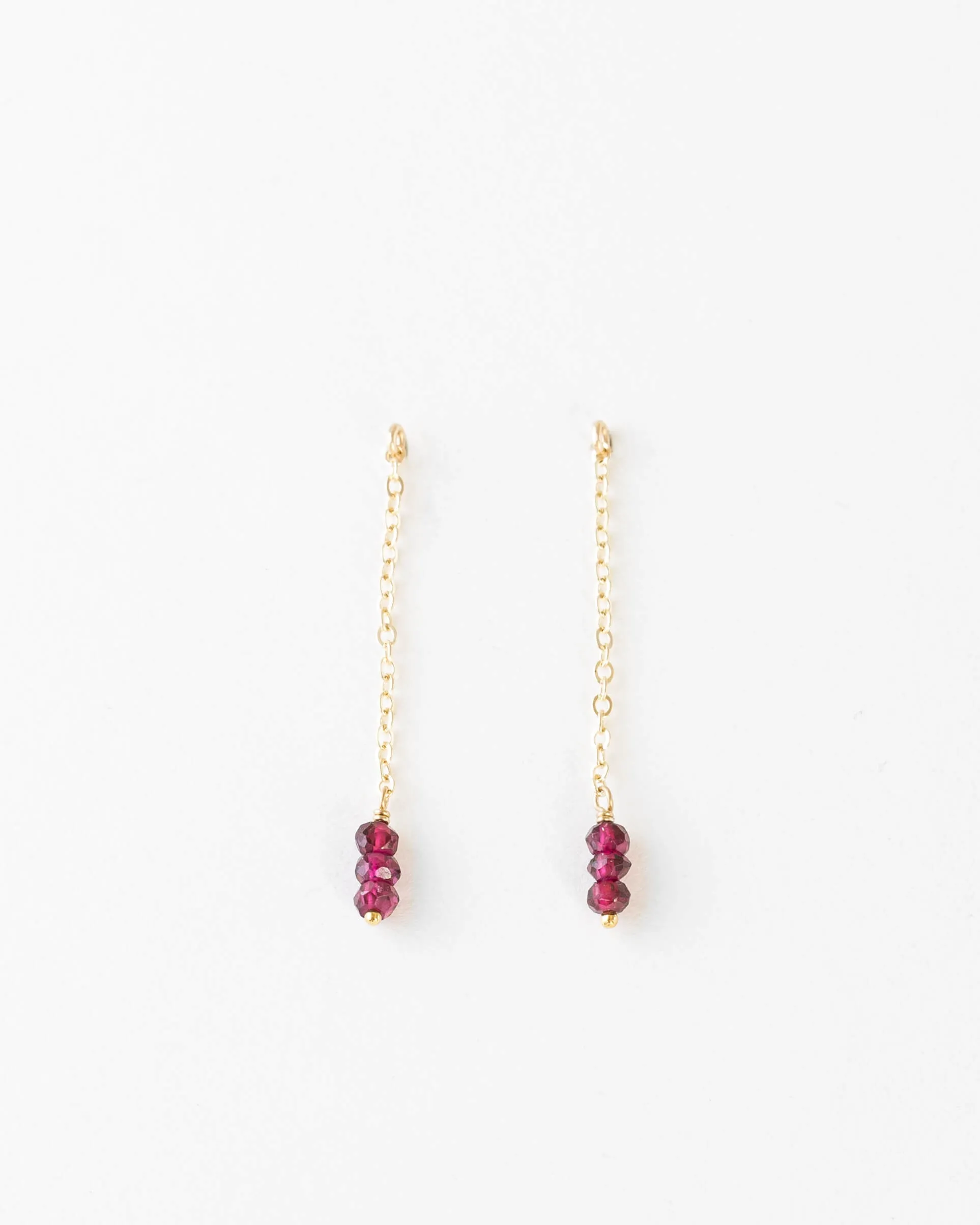 Mina Birthstone Drop Earrings