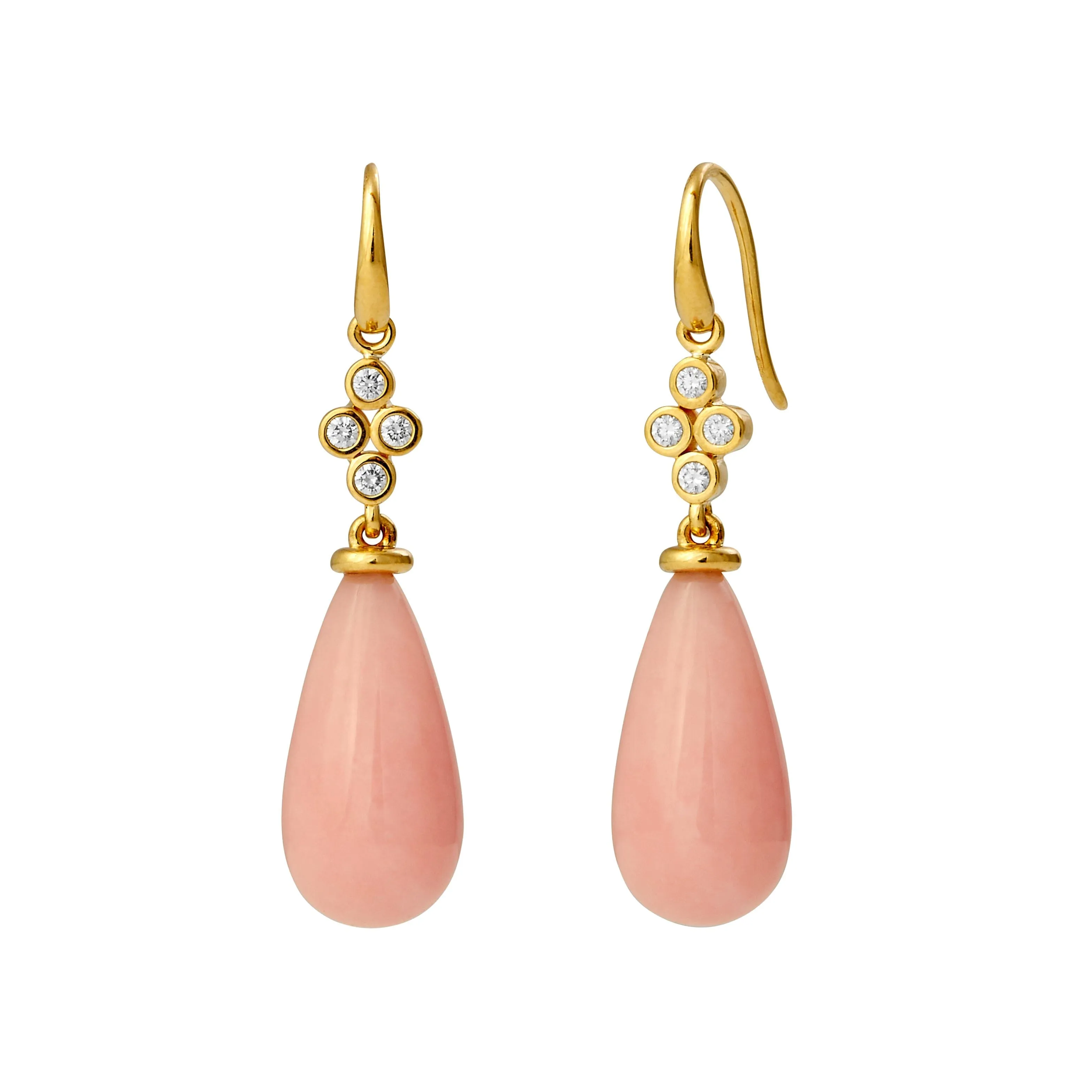 Mogul Pink Opal Drop Earrings