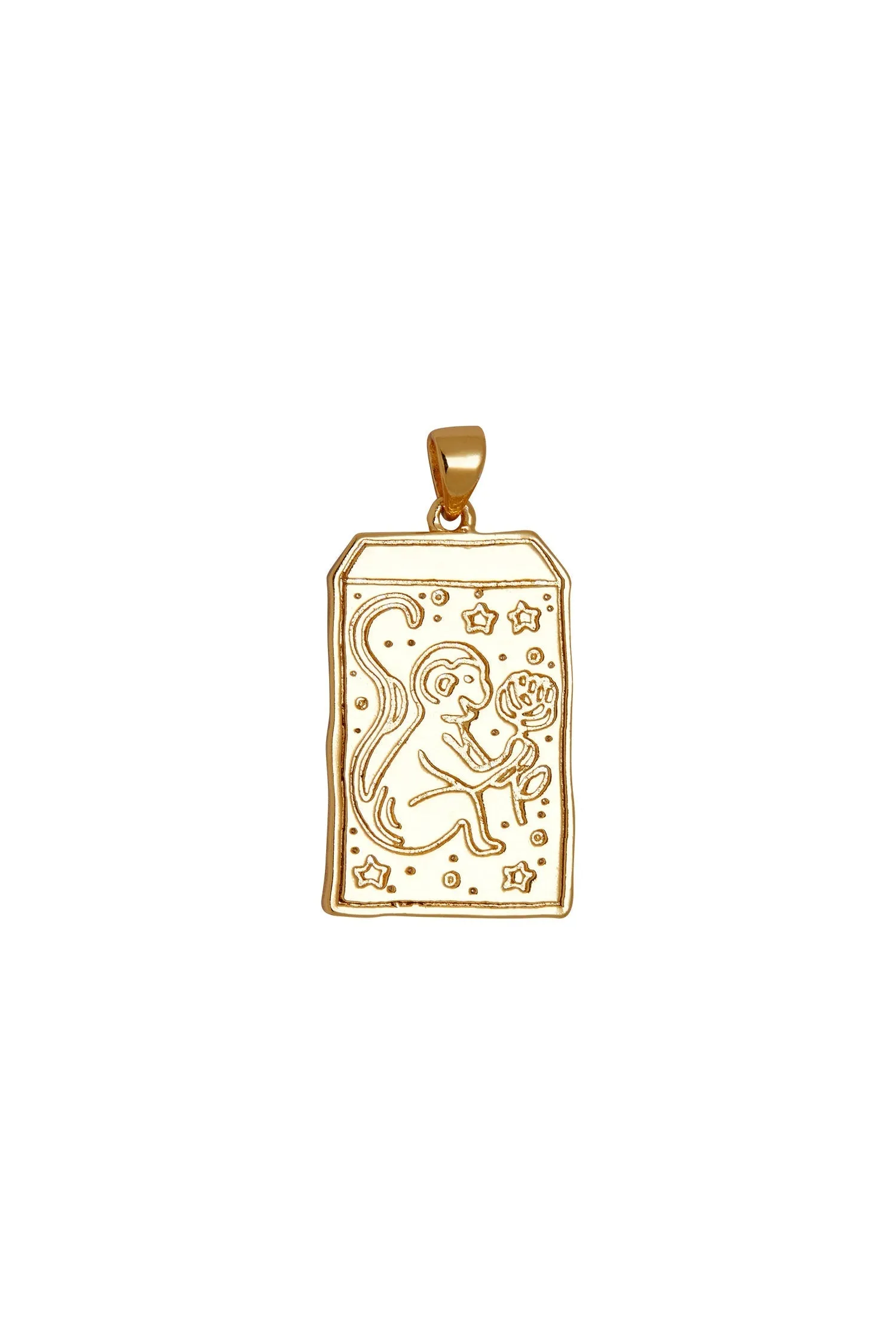 Monkey Chinese Zodiac Pendant