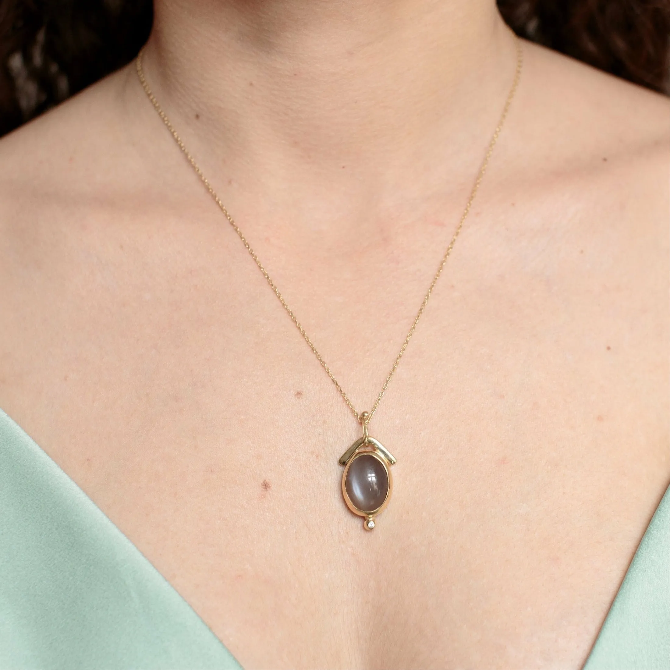 Moonstone necklace