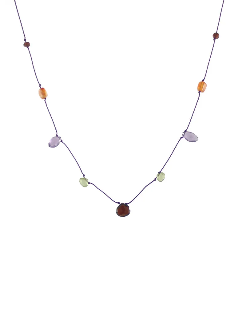 Multi Silks Necklace