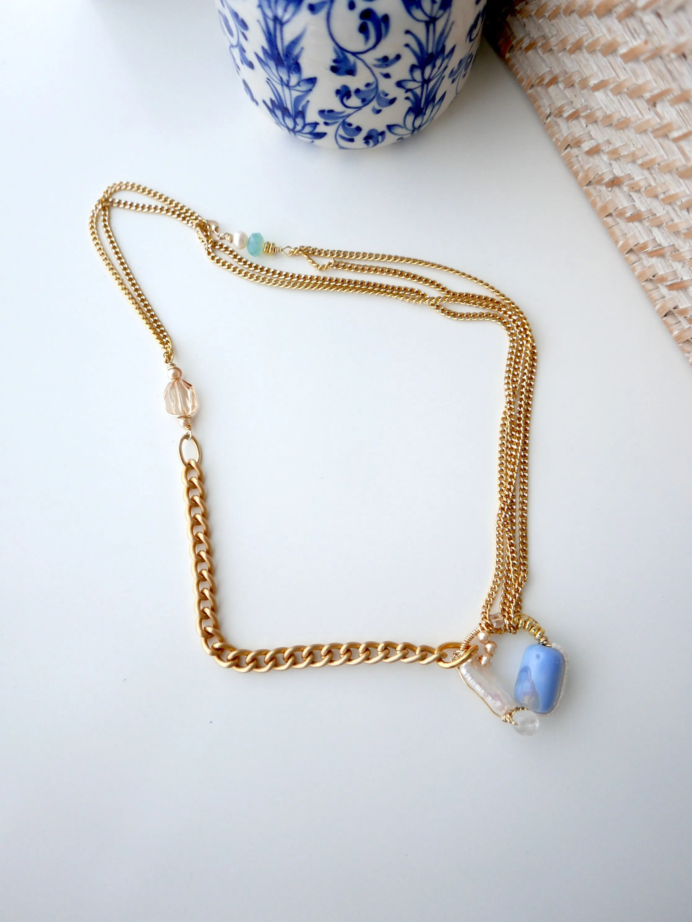 Multiway Drop Crystal Necklace