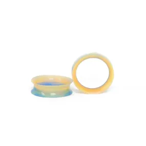 Neon Tie Dye Swirl Silicone Ear Skins