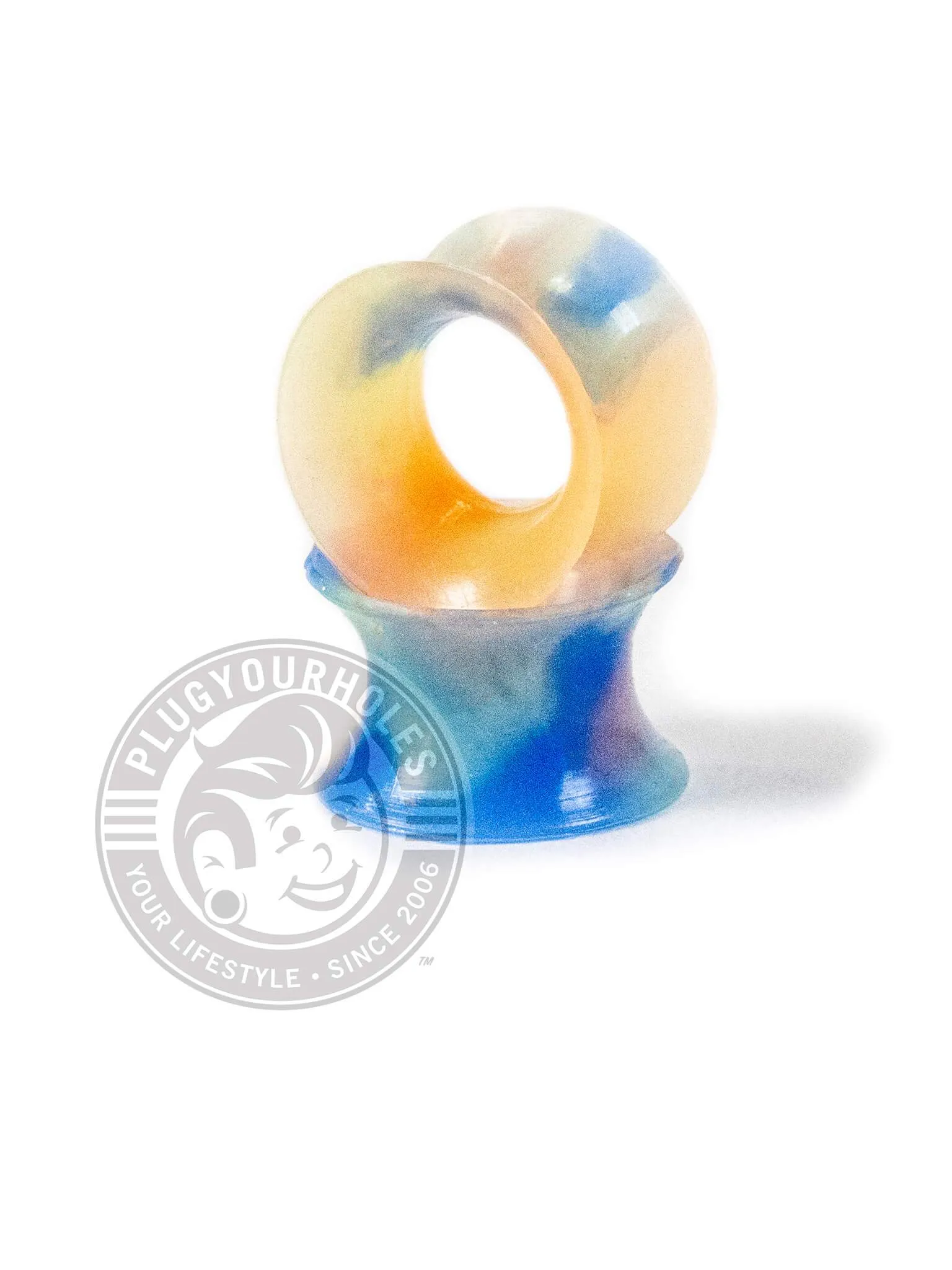 Neon Tie Dye Swirl Silicone Ear Skins