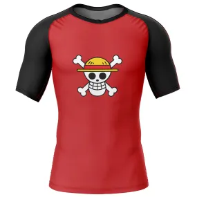 One Piece 'Luffy | Straw Hats' Short Sleeve Compression Rashguard