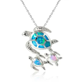 Opal Ohana Honu Pendant