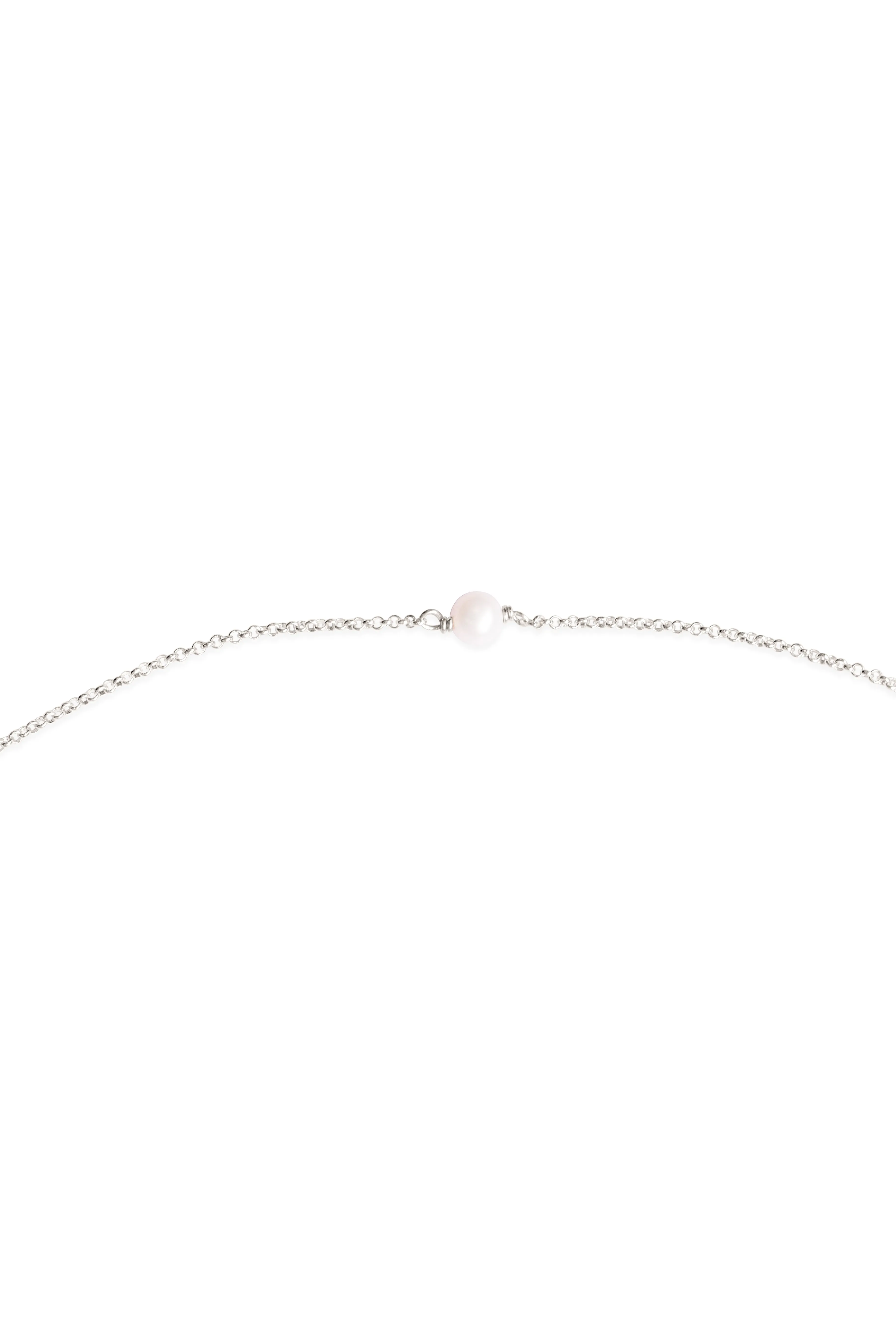 Pearl ~ White XL Drop Necklace