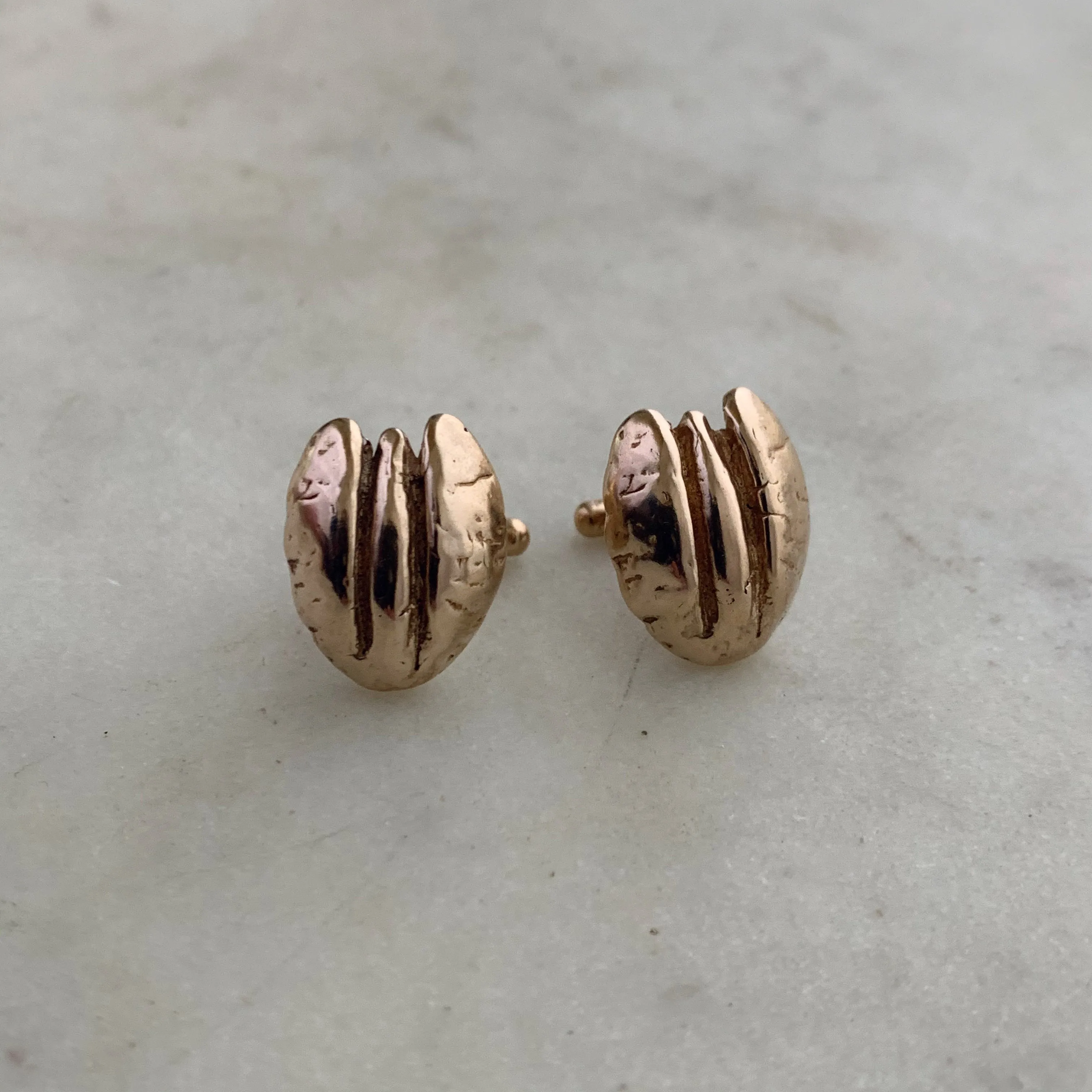 PECAN CUFFLINKS