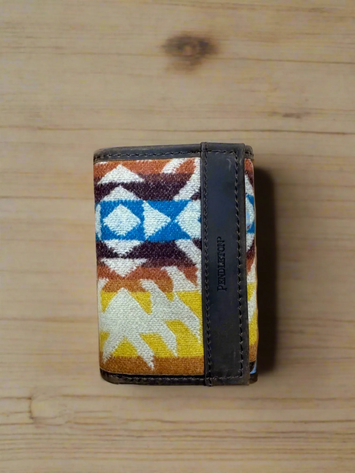 Pendleton Leather Tri Fold Wallets