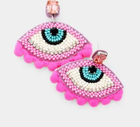 Pink Gaze Earrings