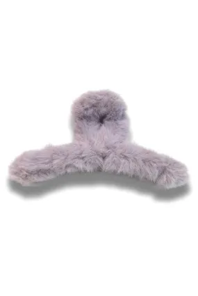 Purple Fluffy Clip