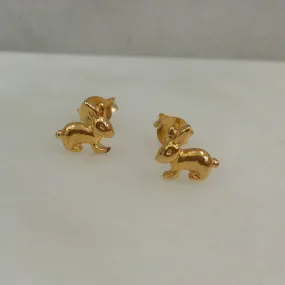 Rabbit Stud Earrings