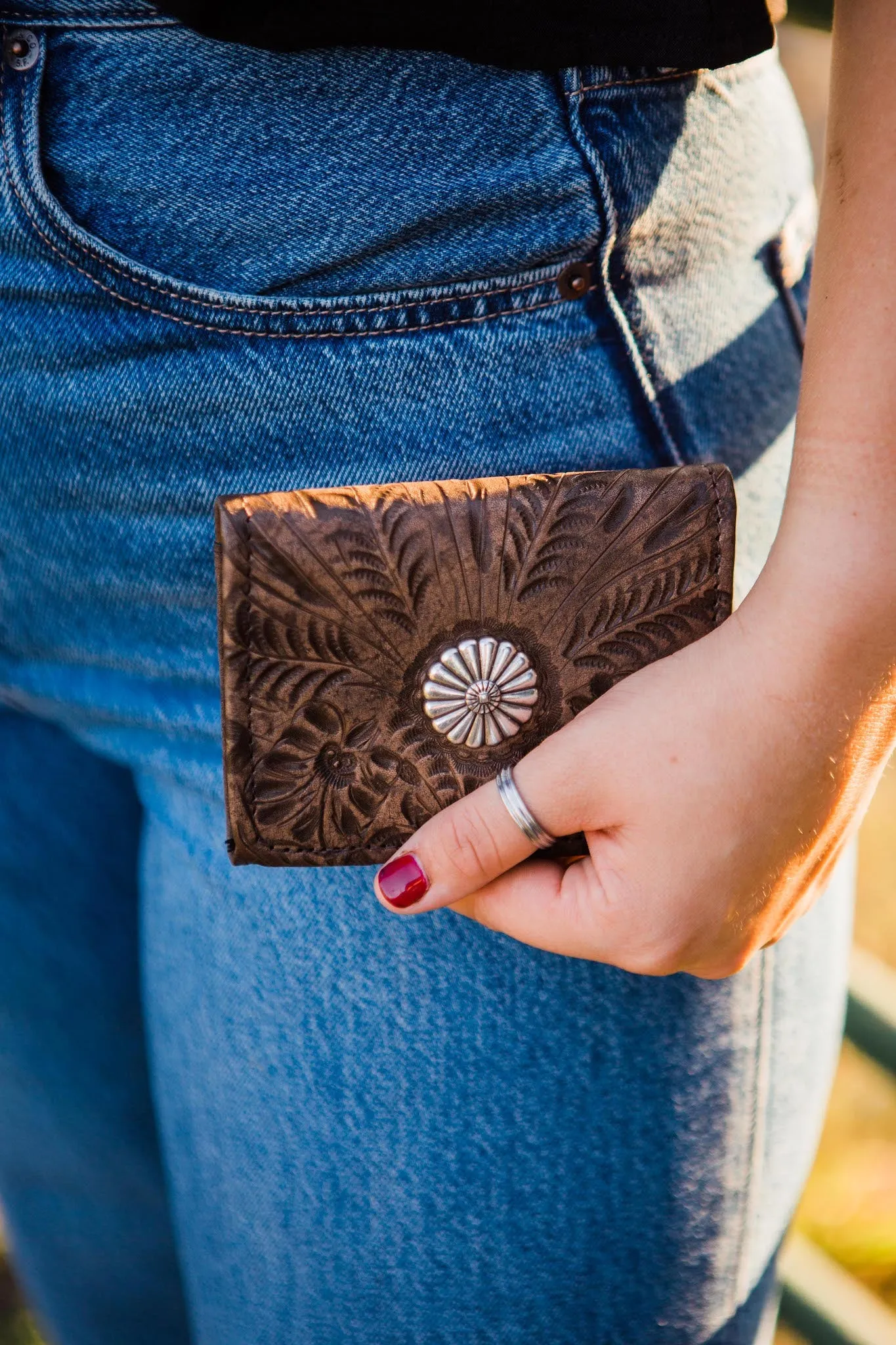 Small Ladies Tri-Fold Wallets