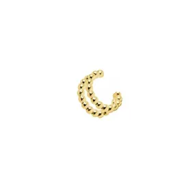 Small Round Beads Double Ear Cuff