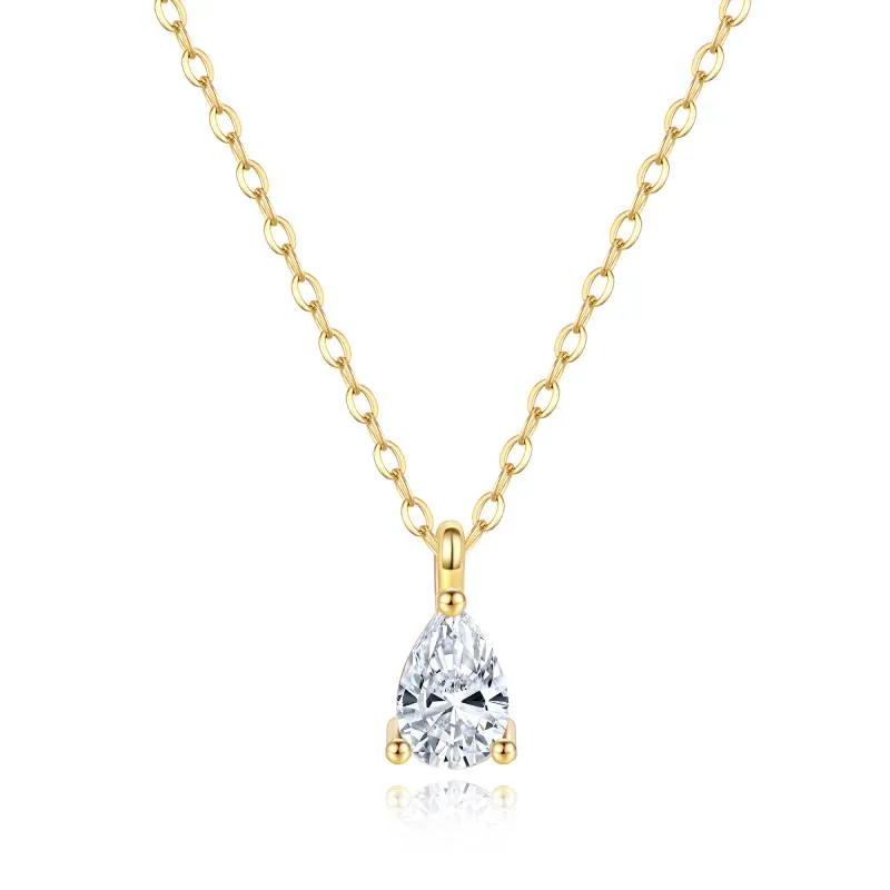 Solitaire Diamond Pendant Necklace