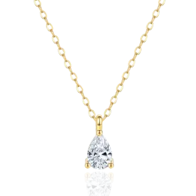 Solitaire Diamond Pendant Necklace