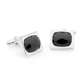 Sterling Silver Spinel Cufflinks