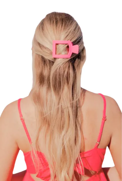 Teleties Flat Square Hair Clip - Small