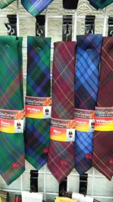 Ties Welsh Tartan