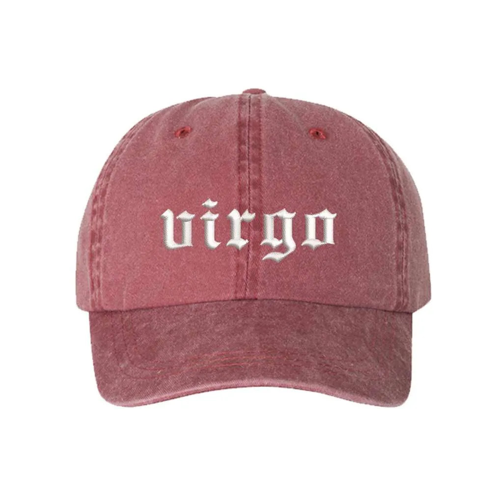 Virgo Washed Baseball Hat | Zodiac Sigh Hats