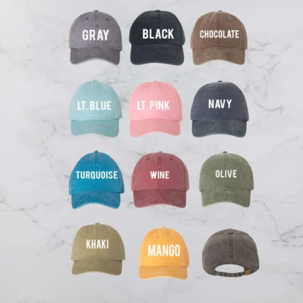 Virgo Washed Baseball Hat | Zodiac Sigh Hats