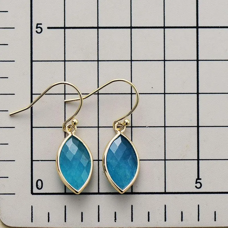 Yiing African Turquoise Drop Earrings